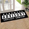 Creative Letter Print Rug Non Slip Machine Washable Kitchen Mat Suitable For Living Rooms And Bedrooms Home Decor