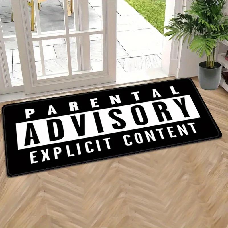 Creative Letter Print Rug Non Slip Machine Washable Kitchen Mat Suitable For Living Rooms And Bedrooms Home Decor