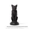 Gothic Halloween Cat Candlestick Resin Ornament