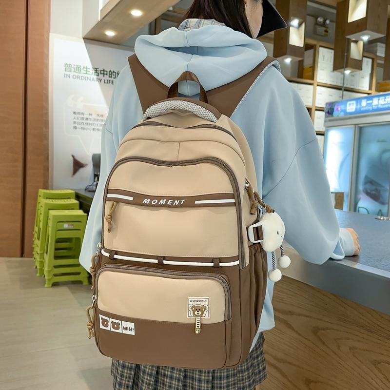 Grundschul-Schulranzen Studenten-Rucksack Große Kapazität Farbkontrast-Rucksack