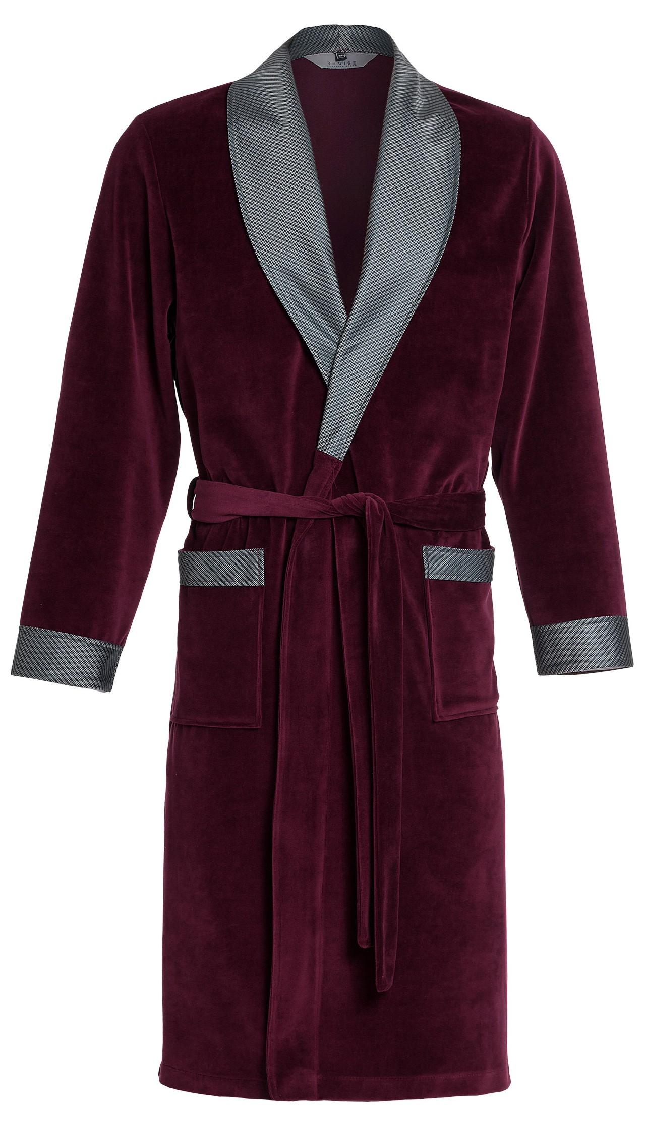RE-102 Men`s bathrobe • Color: burgundy