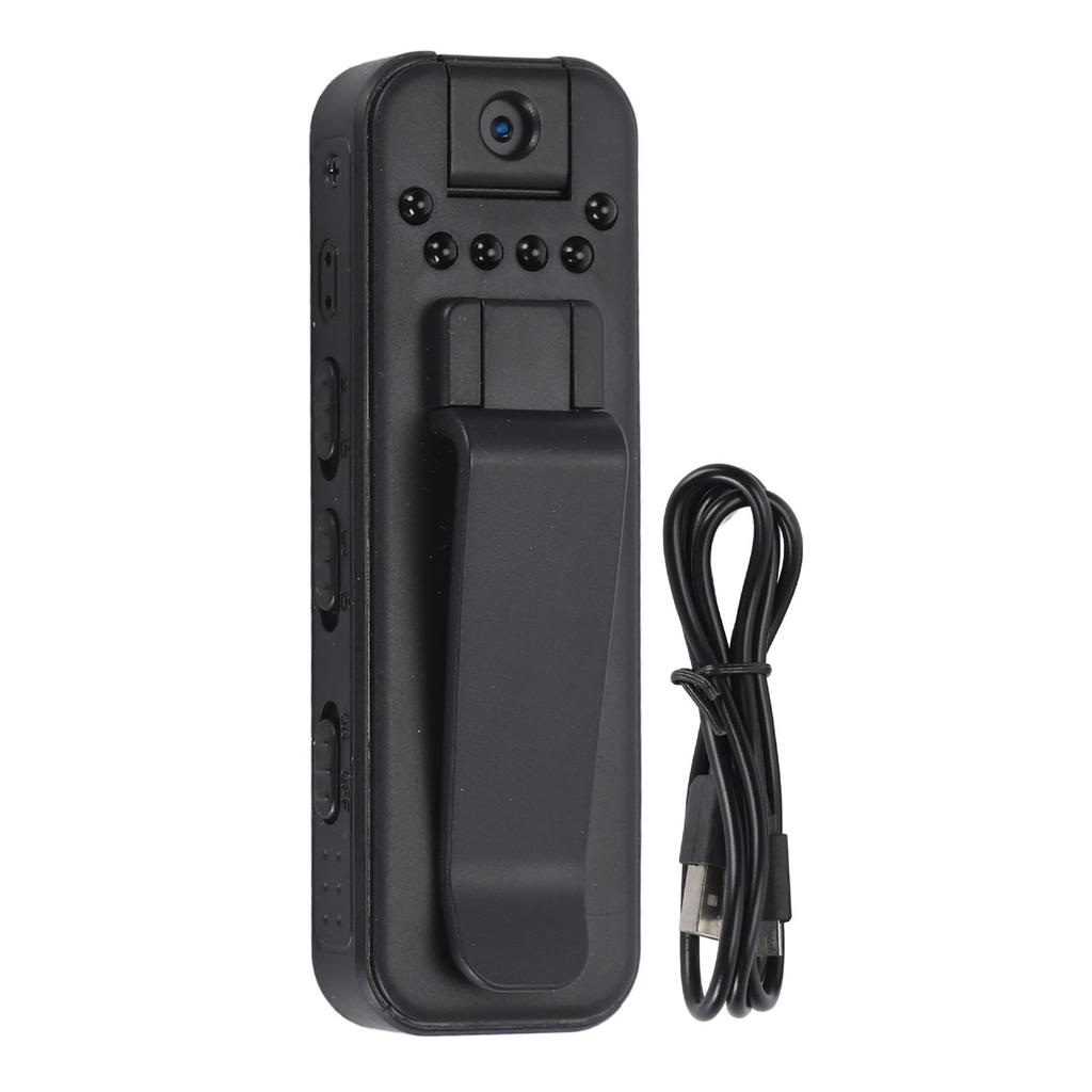 Portable Video Camera Clip On 1080P HD Pocket Video Camera Wearable Video Recorder Pocket Camcorder