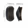 Dense Bristles Boar Bristle Brush Soft Bristles Hair Styling Brush Hairbrush  Beard Cleaning