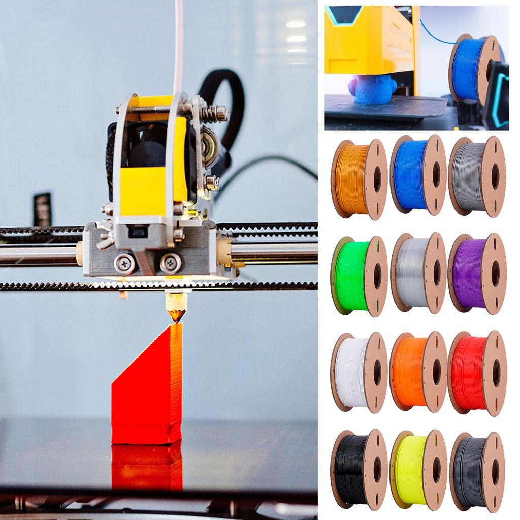Filament do drukarki 3D PETG Średnica 1,75 mm Długość 80 metrów Kompatybilny z różnymi drukarkami 3D dla niezawodnej wydajności drukowania