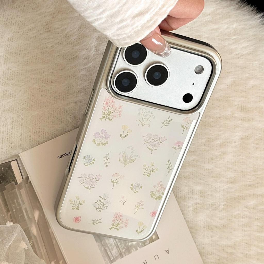 Artistic Flower Phone Case for iPhone 16, iPhone 17, and iPhone 17 Pro Max