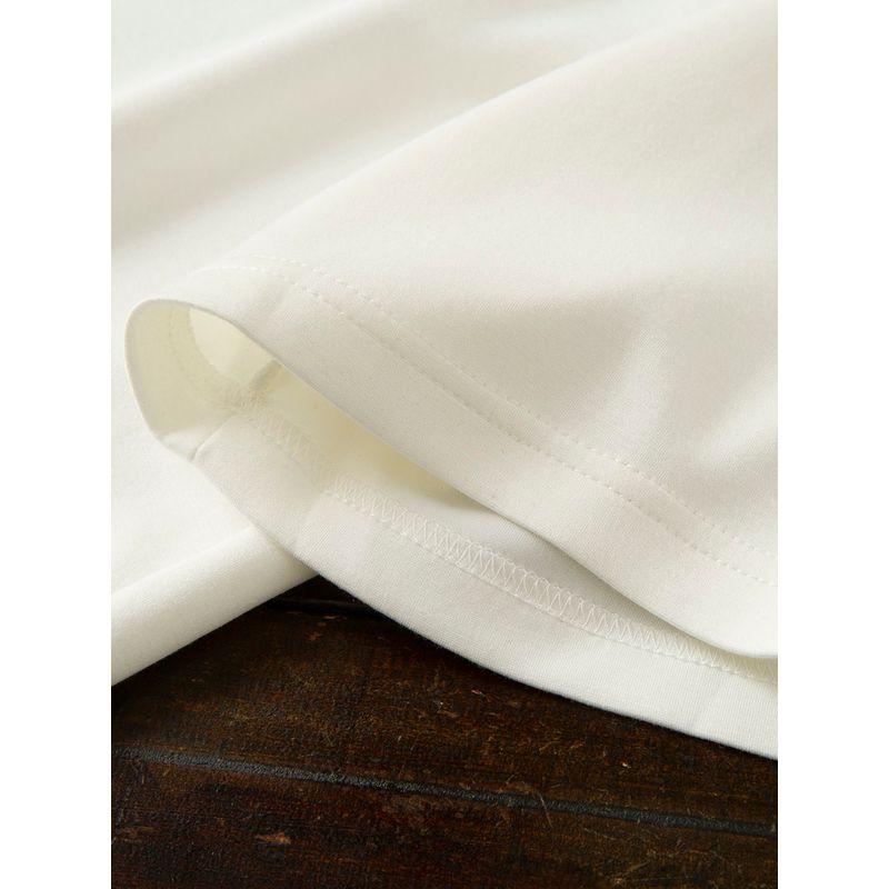 Nordic Orders Are Available in Large Sizes! Soft Elastic Liquid Ammonia Air Cotton Men's Summer Breathable round Neck Short sleeve Base T-shirt