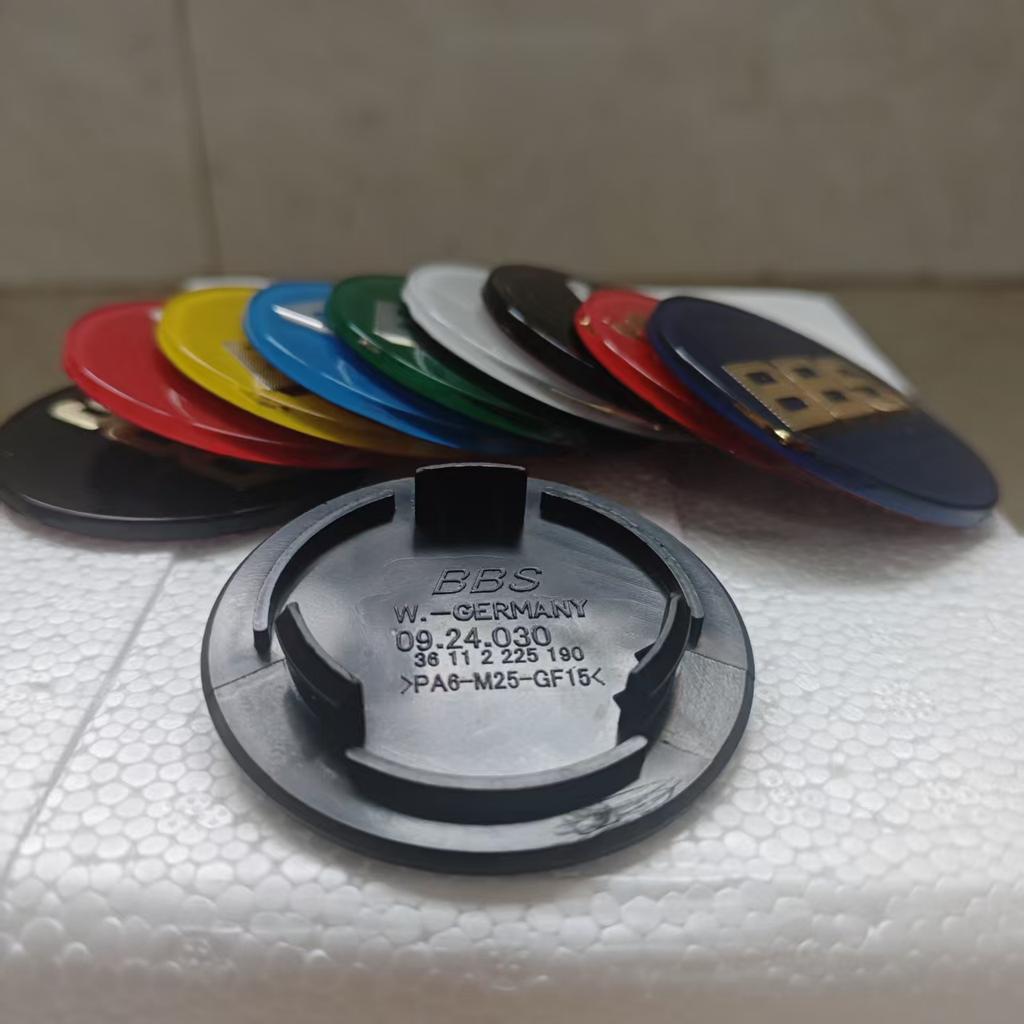 4 pièces 69/70 mm Acrylique PMMA surface plane Cache-moyeu de roue de voiture Moyeu pour BBS 0924030 Cache-moyeu central accessoires