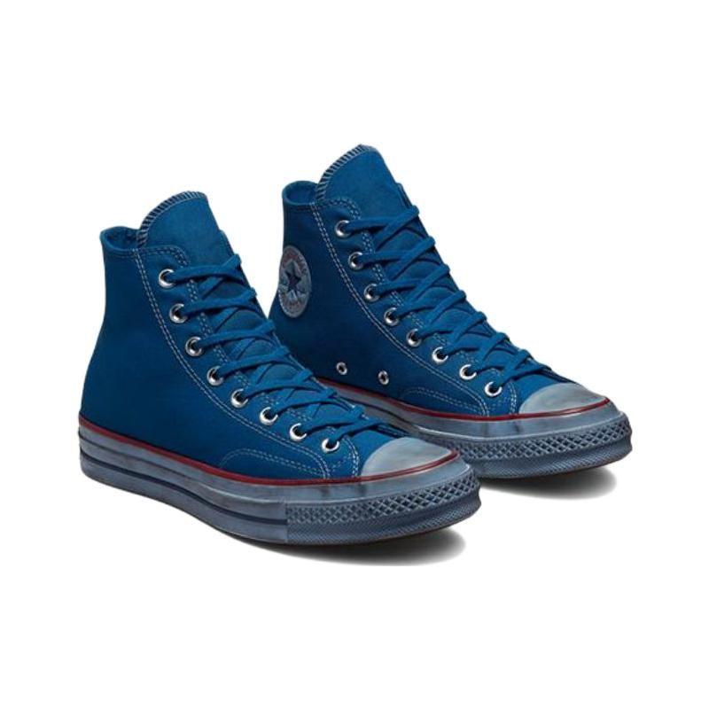 Converse 1970s Chuck Taylor All Star Vintage Retro Fashion High Top Canvas Shoes Unisex Sneakers Blue 172669C