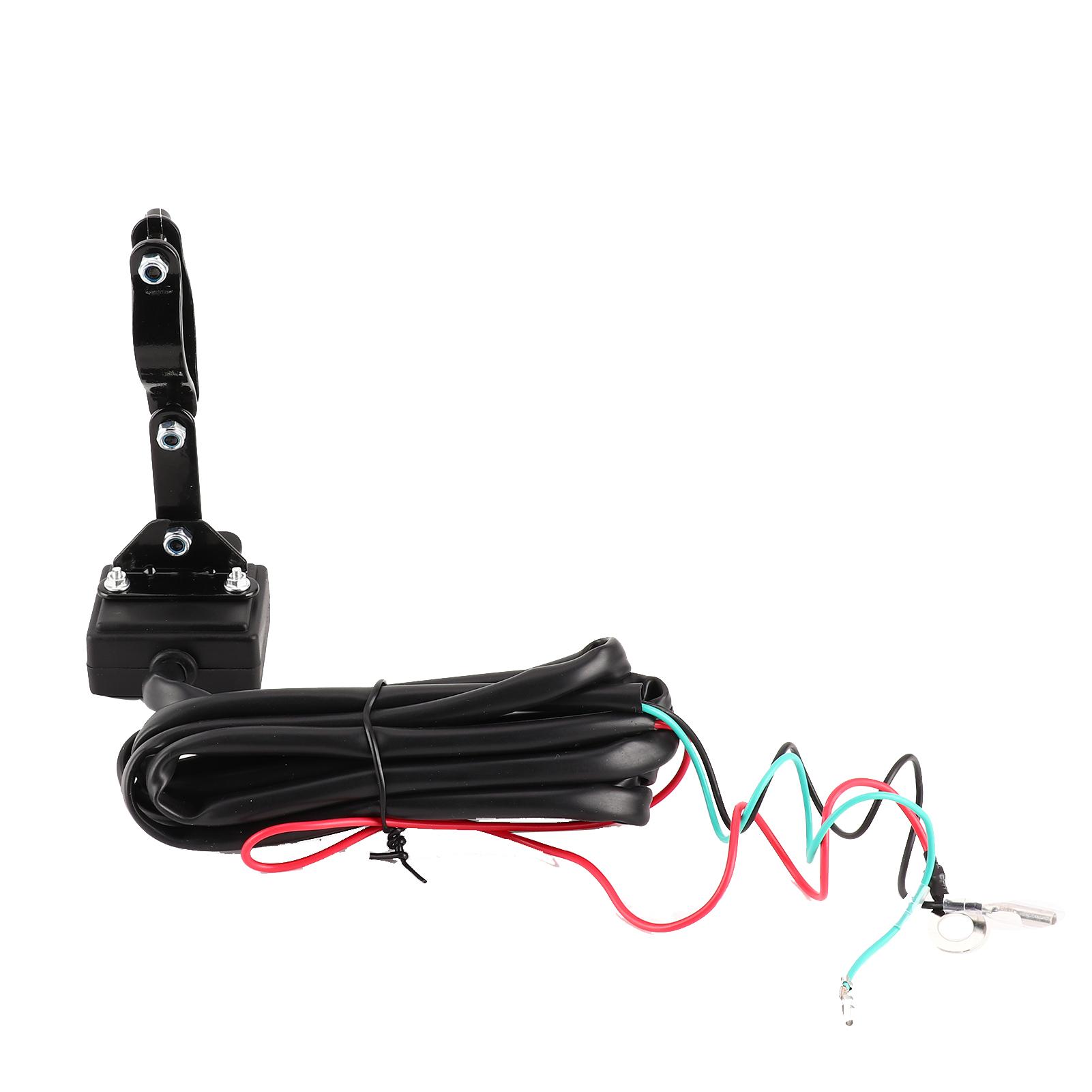 

Winch Rocker Thumb Switch with 2.5m 8.2ft Wire PowerCoated for All 12V ATV UTV SUV