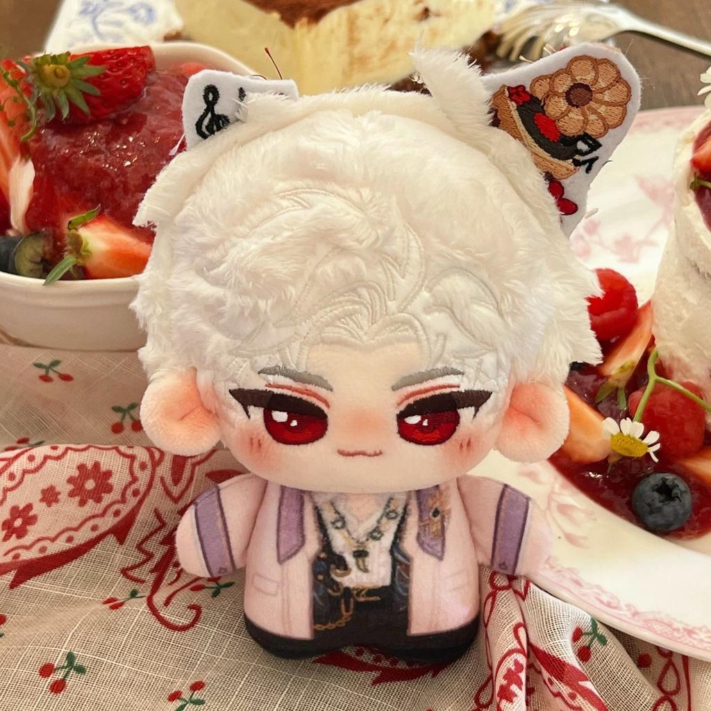 Love & Deepspace Hanging Pendant Cute Cartoon Anime Stuffed Doll Keychain Xavier/Zayne/Rafayel/Caleb/Sylus Cotton Doll Fans Gift