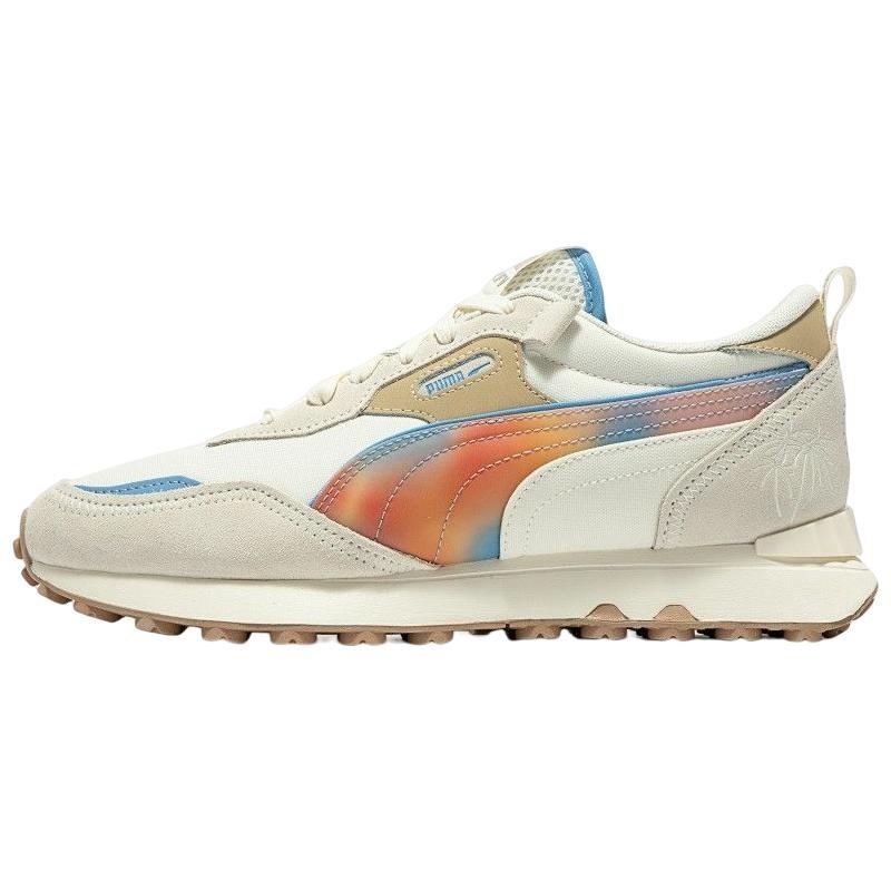 PUMA Rider FV Gradient Flames  Beige White Orange  Men s 394973-01 EU 37