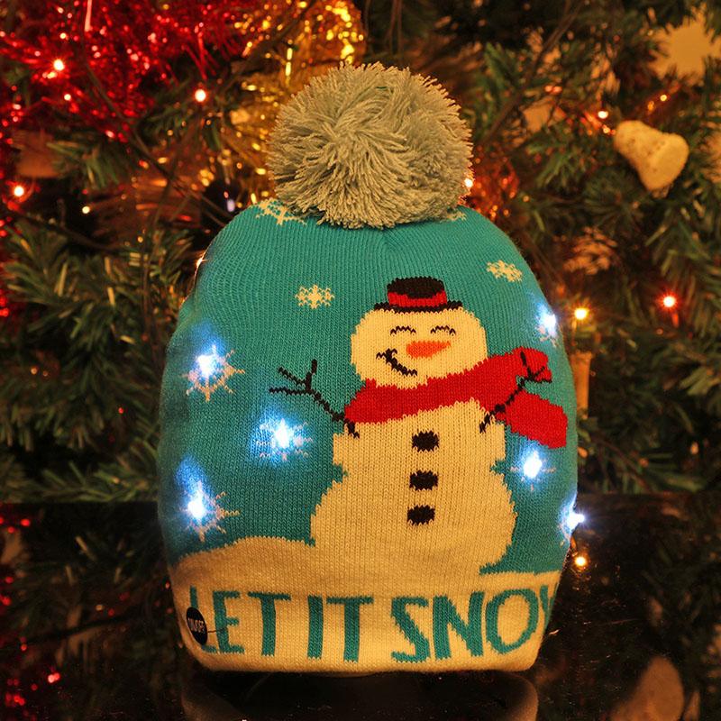 Buy LED Christmas Party Hat Beanie 