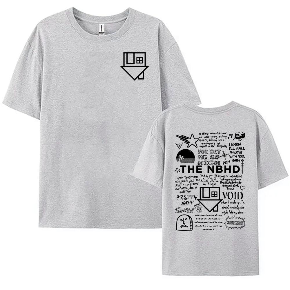 The Neighborhood NBHD Band Printing T-shirt Cotton High Quality Women Tshirts Ropa Mujer Casual Short Sleeve Tee-shirt