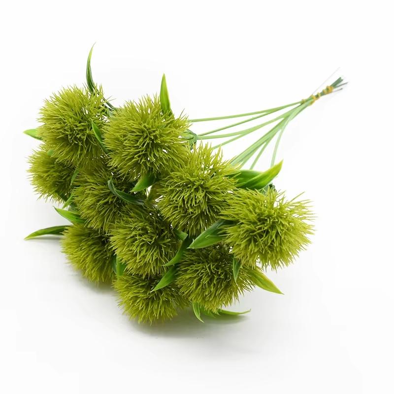 10pcs Artificial Plants Plastic Dandelion Home Room Decora Accessories Valentine's Wedding Wreath brial bouquet Flower Diy GIfts