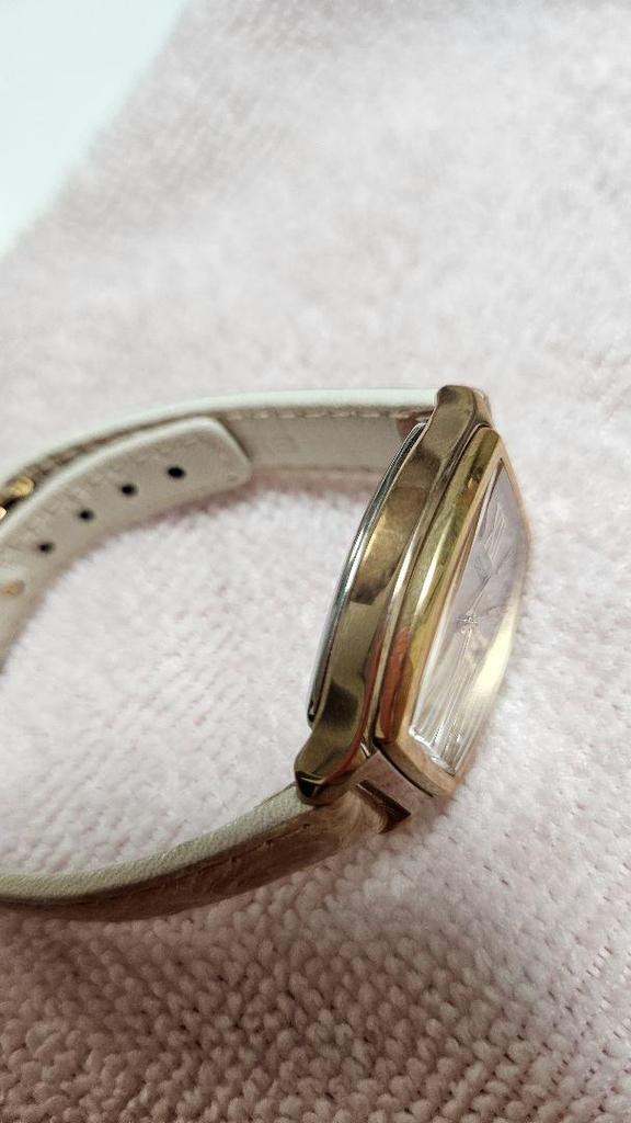[USED] Junk SEIKO Solar Watch for Women, Gold Tonneau Shape