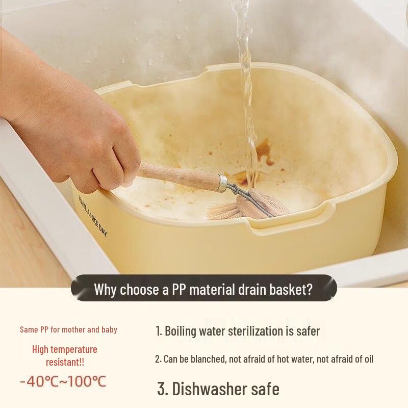 Multi-functional Kitchen Fruit & Vegetable Wash & Drain Tools