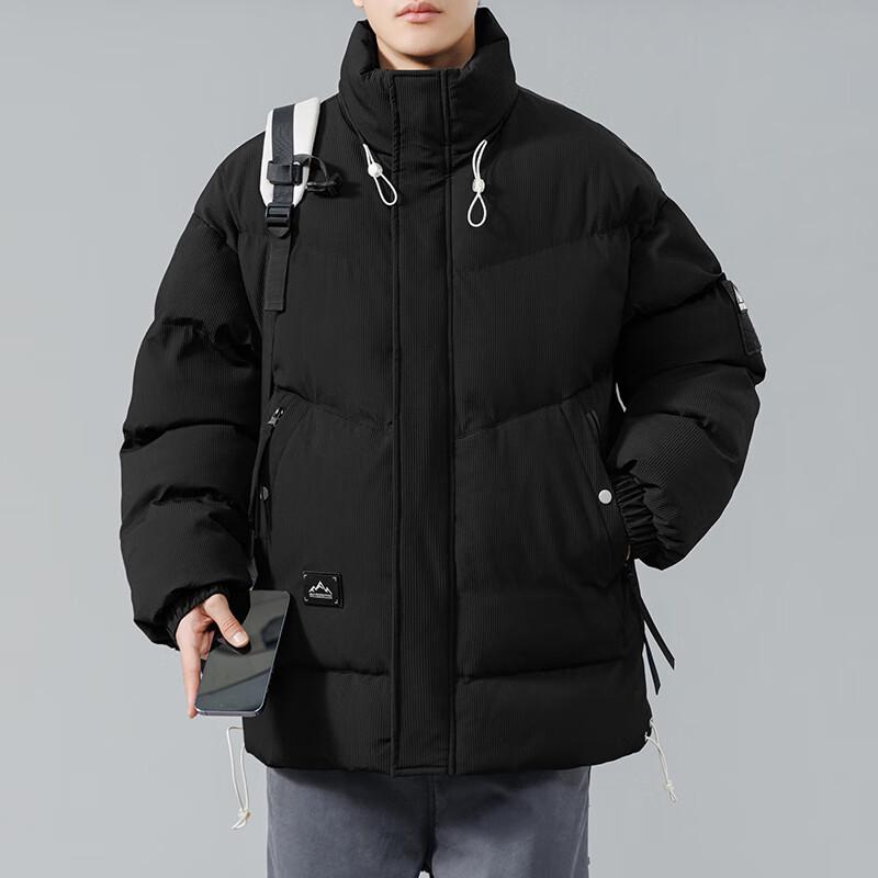 VANCAMEL Men's Winter Thickened Cotton Padded Jacket