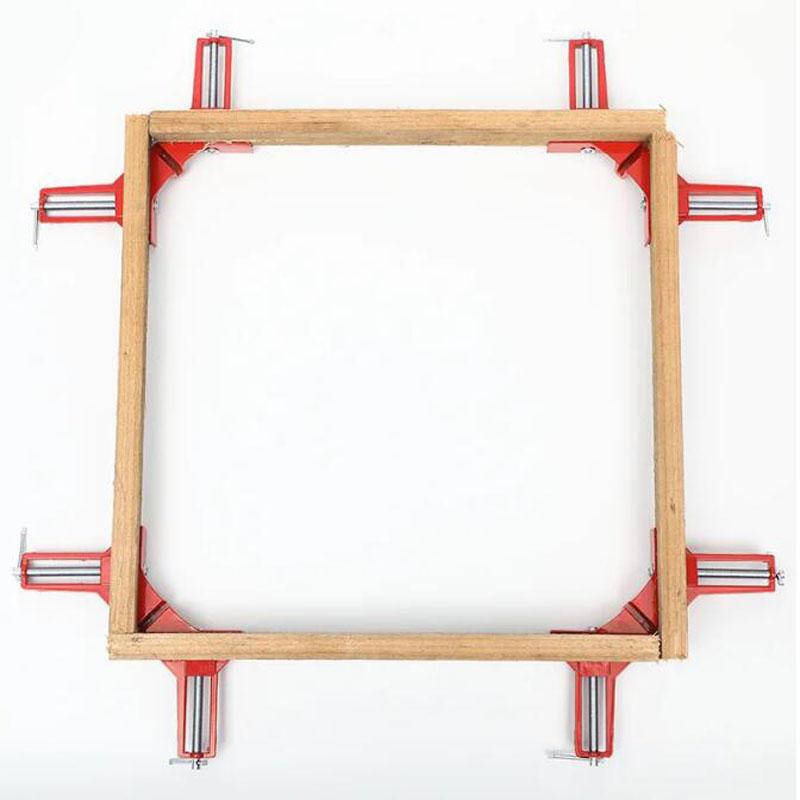 Rechtwinkelklemme Multifunktion 90 Grad Eckklemme, Bilderrahmenhalter, Glashalter, DIY Holzbearbeitung Handwerkzeuge