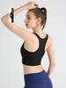 I-back Shockproof Sports Bra: Seamless, Beautiful Back with Fixed One-Piece Cup for High-Intensity Support