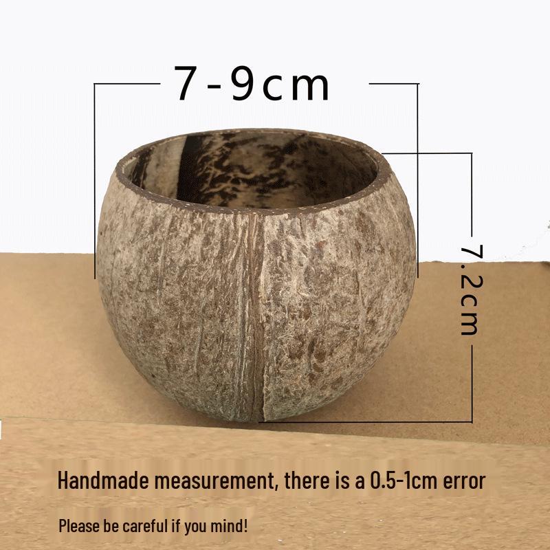 

Скандинавский минималистичный стакан для свечи из кокосовой скорлупы – Креативный держатель для соевого воска с логотипом