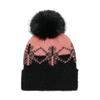 Autumn and winter new wool hat Christmas day snowflake pullover hat imitation mink knitted hat women 2025