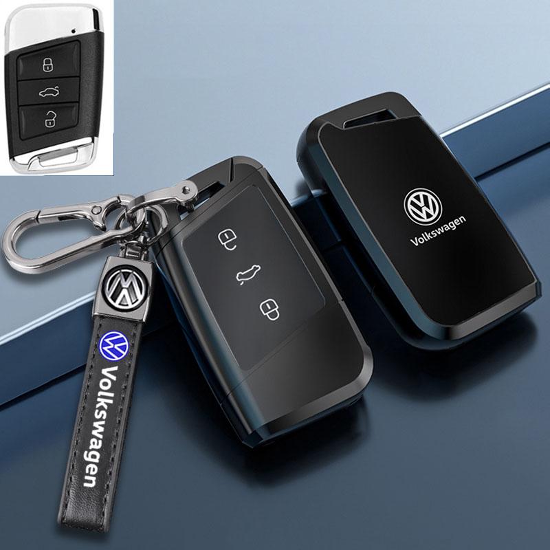 Für VOLKSWAGEN Neue Zinklegierung Leder Auto Schlüsselhülle Abdeckung Schale Für VW Volkswagen Magotan Passat B8 Skoda Superb Kodiaq A7 Auto Ke