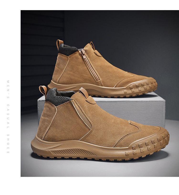 Northeast Men's Winter Snow Boots: Fur-Lined, Non-Slip, Fashionable Sports Shoes