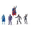 DC Comics, Superman Heroes Vs. Villains 5-Pack, 3-Inch Action Figures, Stylized Superhero Figures with Dynamic Poses and Battle-Ready Armor, Ages 4+