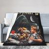 Soft Cozy Blanket Plane Travel Project Hail Mary 2026 Bedding Throws Print  Bedspread For Living Room