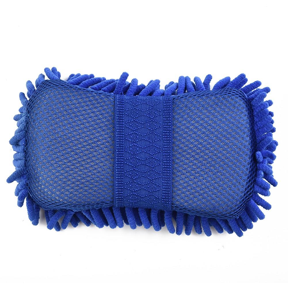 

Auto Care Sponge Car Wash Chenille Cleaning Tool Microfiber світло-синій колір
