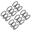 PATIKIL Binder 30mm Inner Removable Metal Book Office 3 Black 6-Pack Rings, Diameter, Rings, Loose-Leaf Rings, Circles,