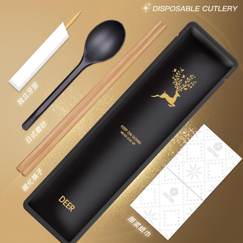

Shixun Commercial Takeout Bamboo Chopsticks & Spoon Set