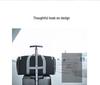 Portable Foldable Travel Bag with Large Capacity and Trolley Handle Attachment