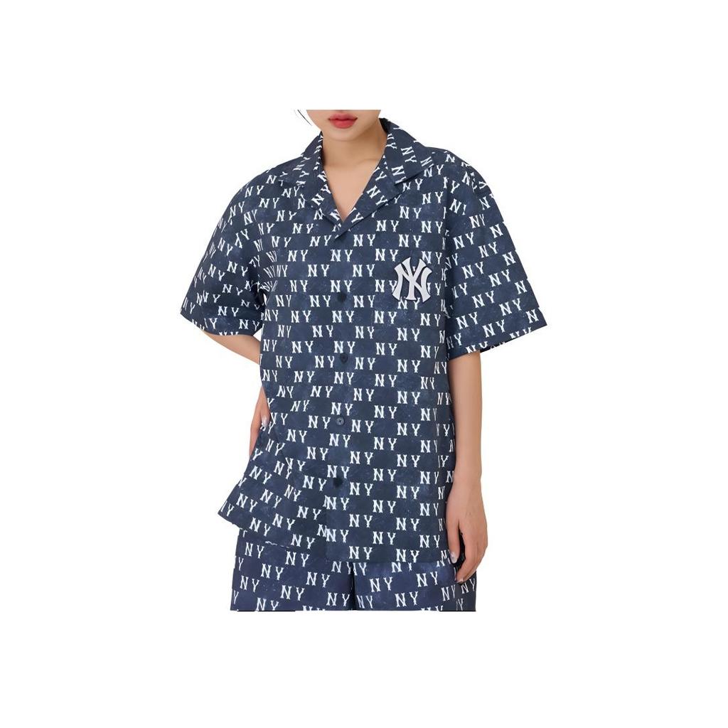 New MLB New York Yankees SS24 Shirt Unisex Navy Blue 3AWSM0243-50NYS