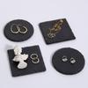 INS Black Natural Stone Jewelry Photography Jewelry Plate Props Decoration Photography Small Objects Creative Background