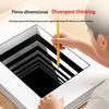1/4Pcs Funny Magic 3D Stereo Sketch Book Reusable Kids Doodle Sketchbook for Parent-Child Drawing Games