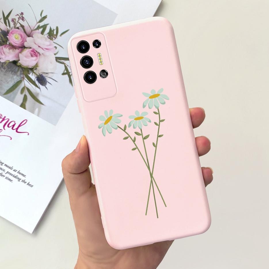 For Tecno Pova 2 Case LE7 LE7n Cute Dinosaur Cartoon Cover Soft Silicone Phone Case For Tecno Pova 2 Pova2 Back Cover 6.9'' Bags