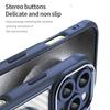 For iPhone 16 Pro Max Magnetic Case Carbon Fiber Texture TPU+PC Phone Cover