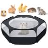 Portable Small Animal Outdoor Enclosure with Cover - Breathable Pet Tent for Chickens, Rabbits and Small