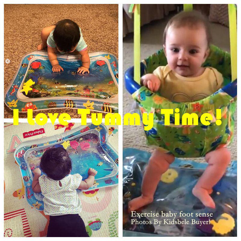 Baby Water Play Mat Tummy Time Toys For Newborns Playmat Pvc Toddler Fun Activity Inflatbale Mat Infant Toys Seaworld Carpet