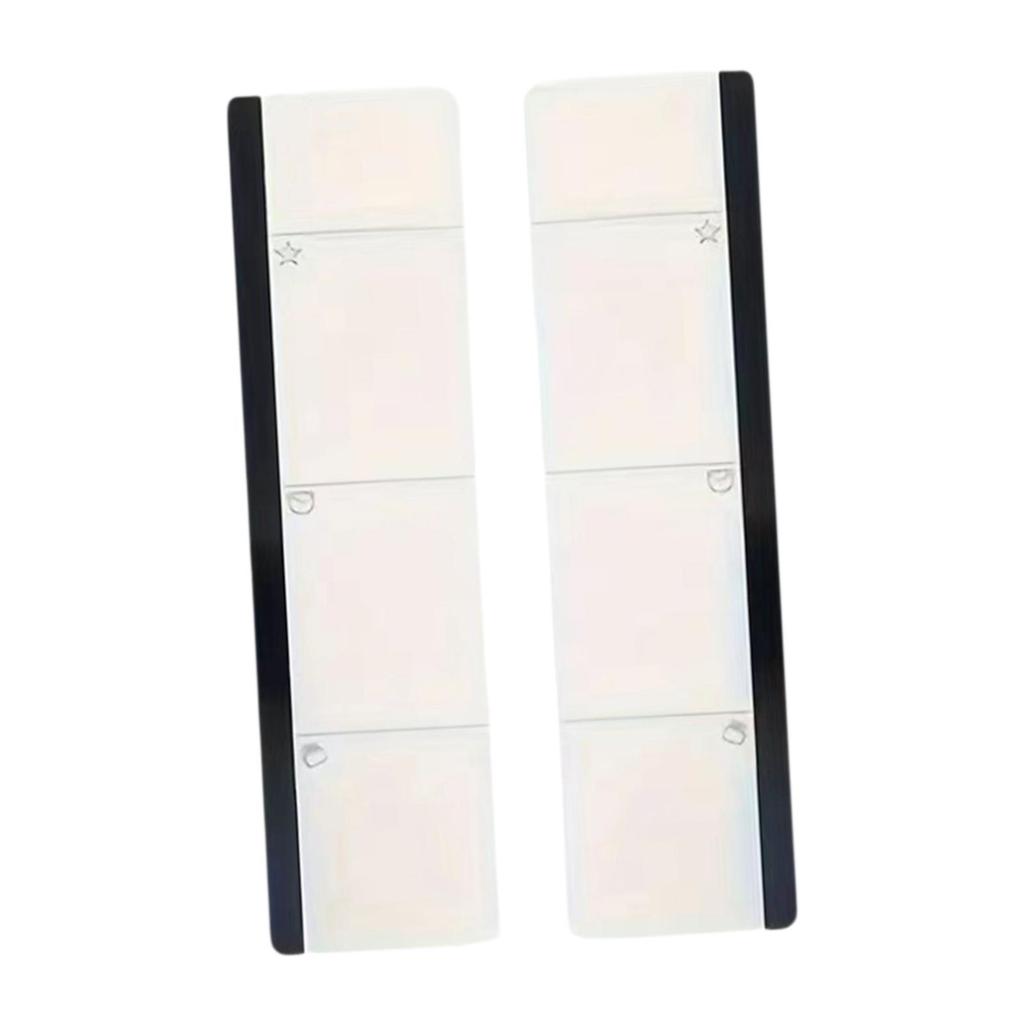 2Pcs Monitor Memo Boards Portable Fashion Acrylic Screen Mounted Memo Pads