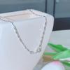 Melon Seed Chain (Silver) 18" 45cm