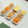 1/3/5Pcs Food Fruit Storage Box Multiple Compartments BPA Free Transparent Design Portable Refrigerator Freezer Organizer