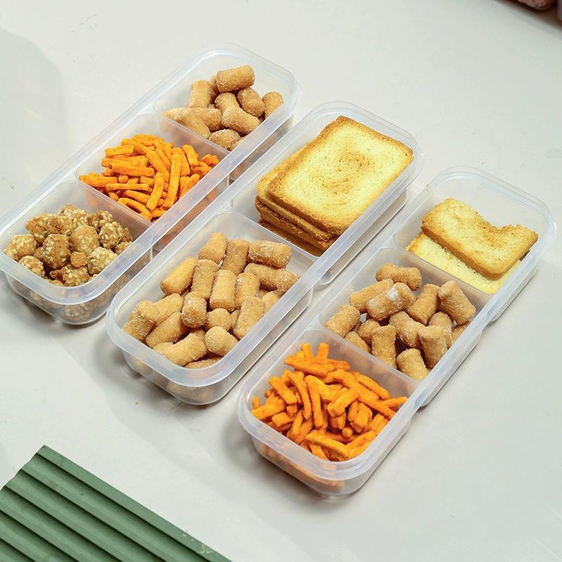1/3/5Pcs Food Fruit Storage Box Multiple Compartments BPA Free Transparent Design Portable Refrigerator Freezer Organizer