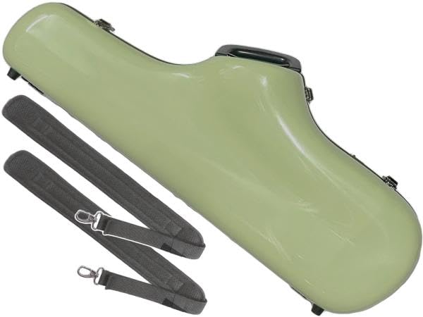 

Shiny Case II for Alto Saxophone Sage Green Shoulder Strap C.C. CC2-AS-SG [Backpack & Included]