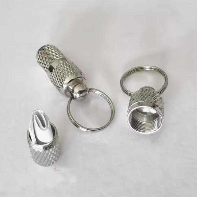 Anti-Lost Pet Dog Cat ID Tag Metal Storage Tube Collar Accessory Pet Name Address ID Pendant for Pets Safety Identification