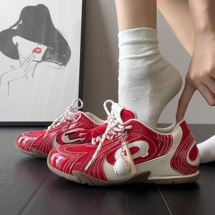 Fashion Women's Sneakers Shoes 2025 New Non-slip Casual German Training Shoes for Women Large Size Color Matching Flat Female Shoes