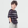 DuoDuoJia Boys' Printed Striped T-Shirt