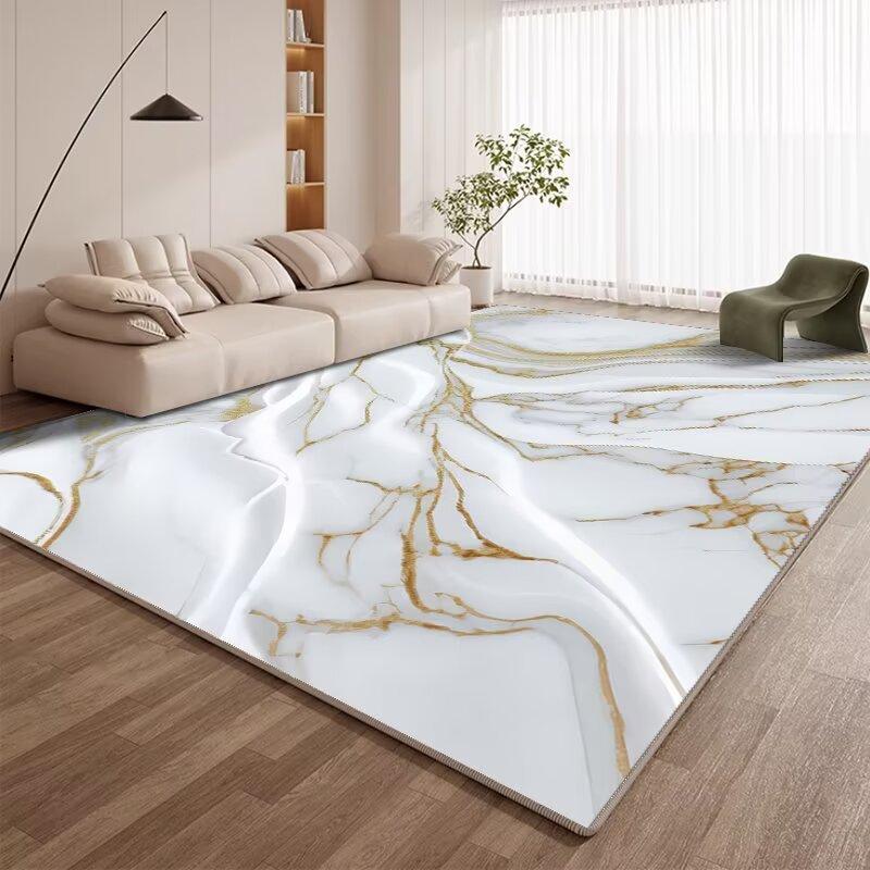 Alfombra de Lujo Nórdico Sala de Estar Decoración Abstracta Sofá Alfombras de Área Grande 200x300 Dormitorio Salón Mesas de Centro Alfombra Suave para el Suelo