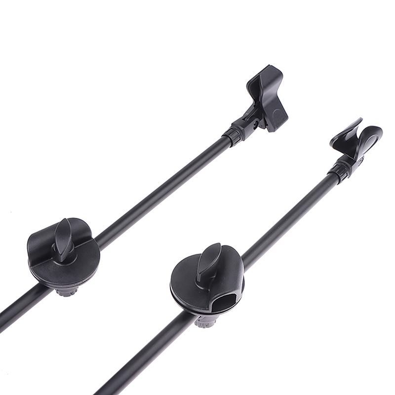 55Cm Microphone Crossbar Stand Rotating Microphone Stand Screw Boom Arms Mic Clip Phone Holder Extension Bracket
